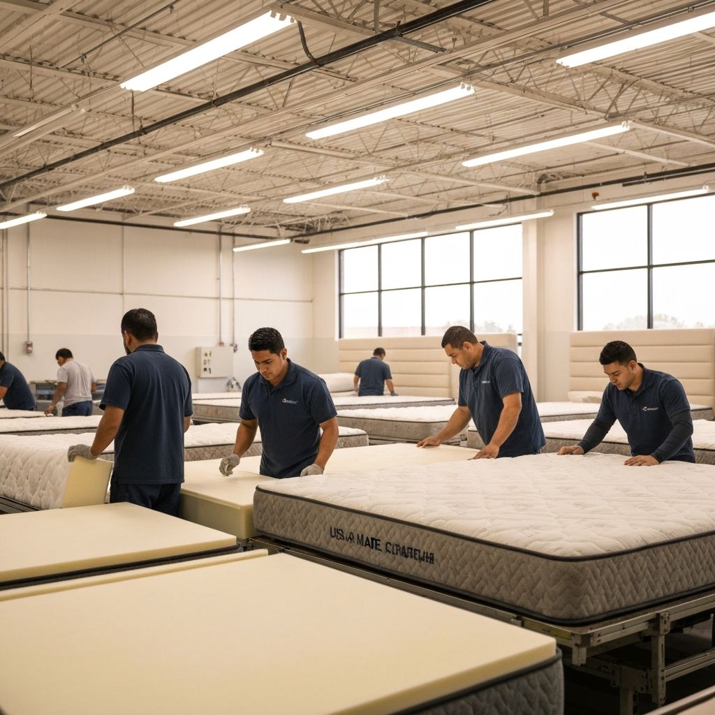 Denver Mattress manufacturing facility in Denver, Colorado