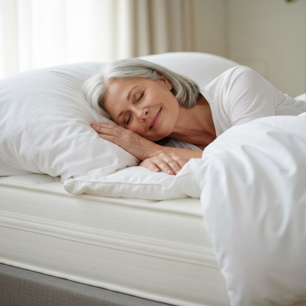 Person sleeping peacefully on a Denver Mattress during the 120-night sleep trial